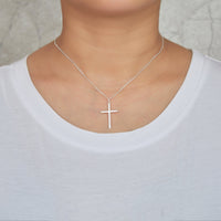 Sterling Silver Cross Pendant Necklace