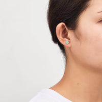 Sterling Silver Green Aventurine Gemstone Set