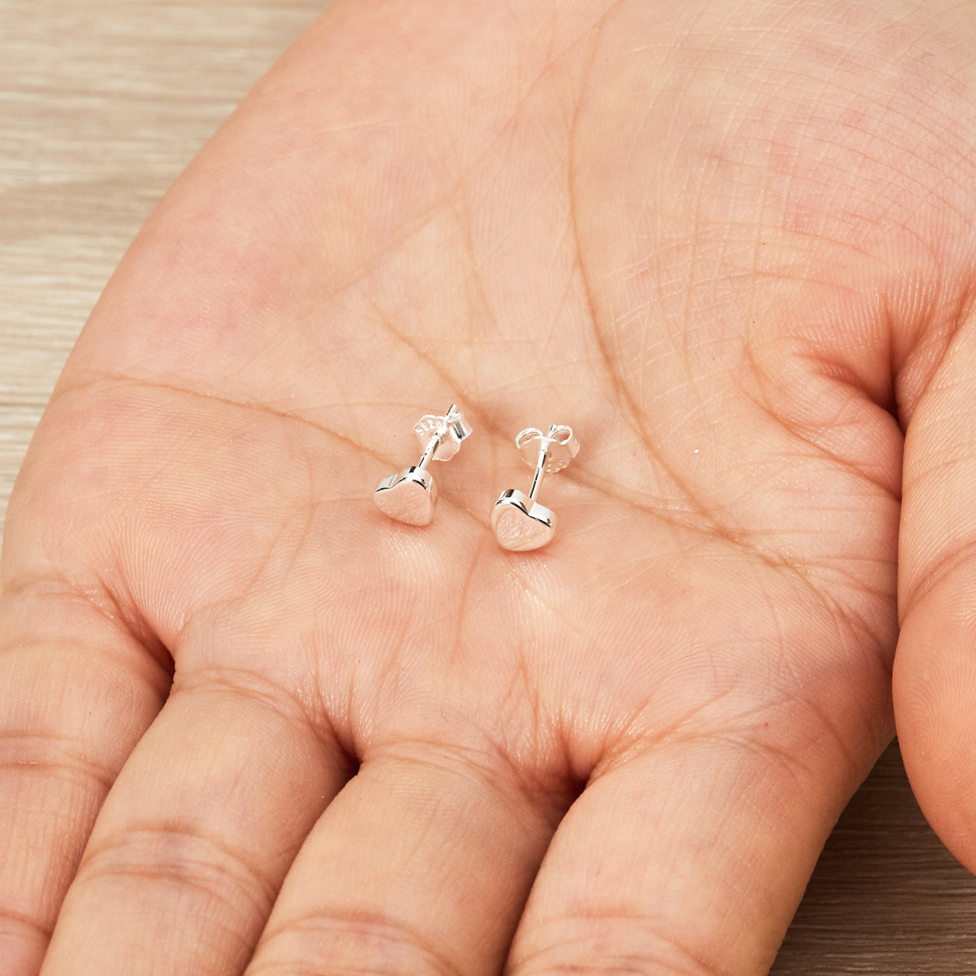 Sterling Silver Heart Earrings