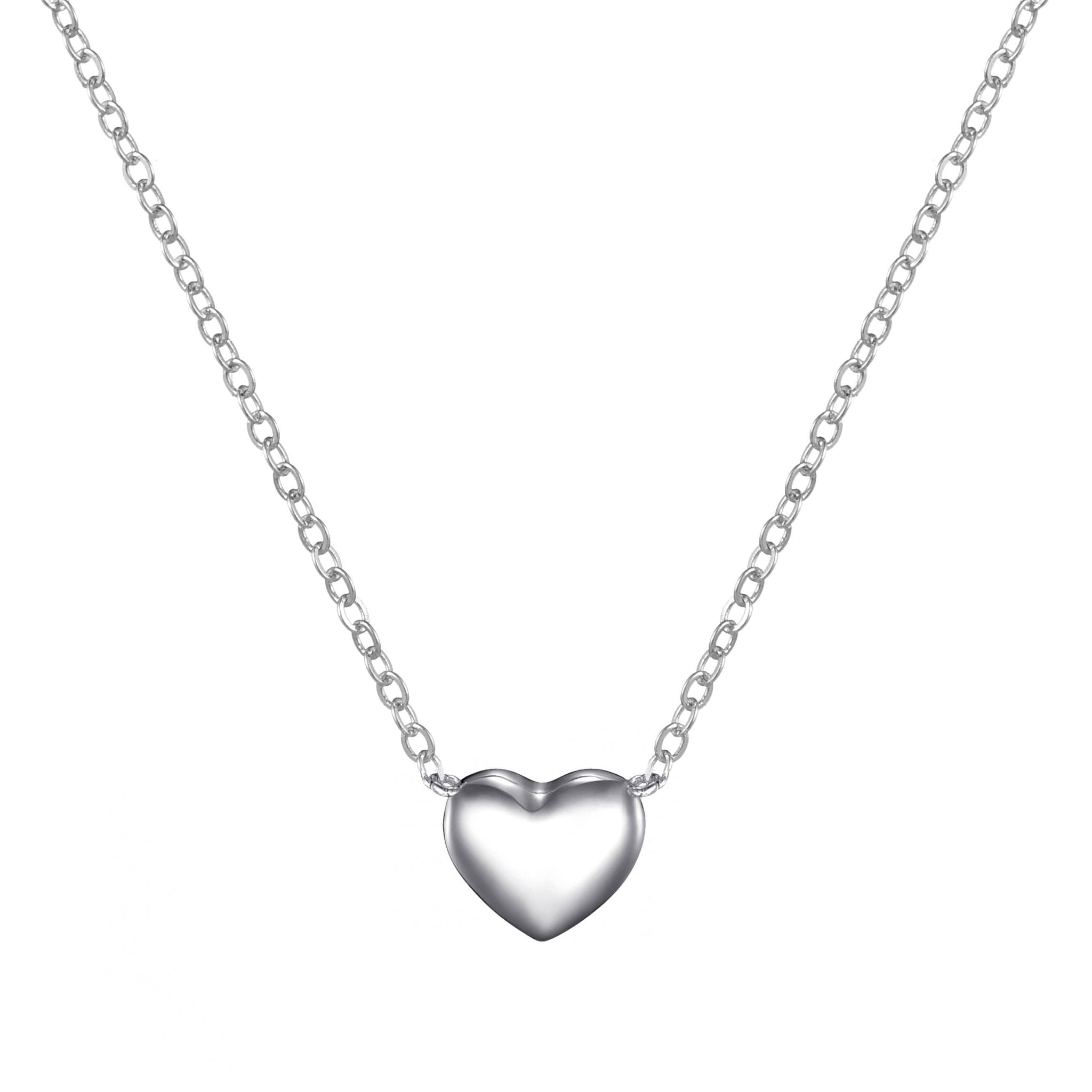 Sterling Silver I Couldn't Say I Do Without You Wedding Heart Necklace