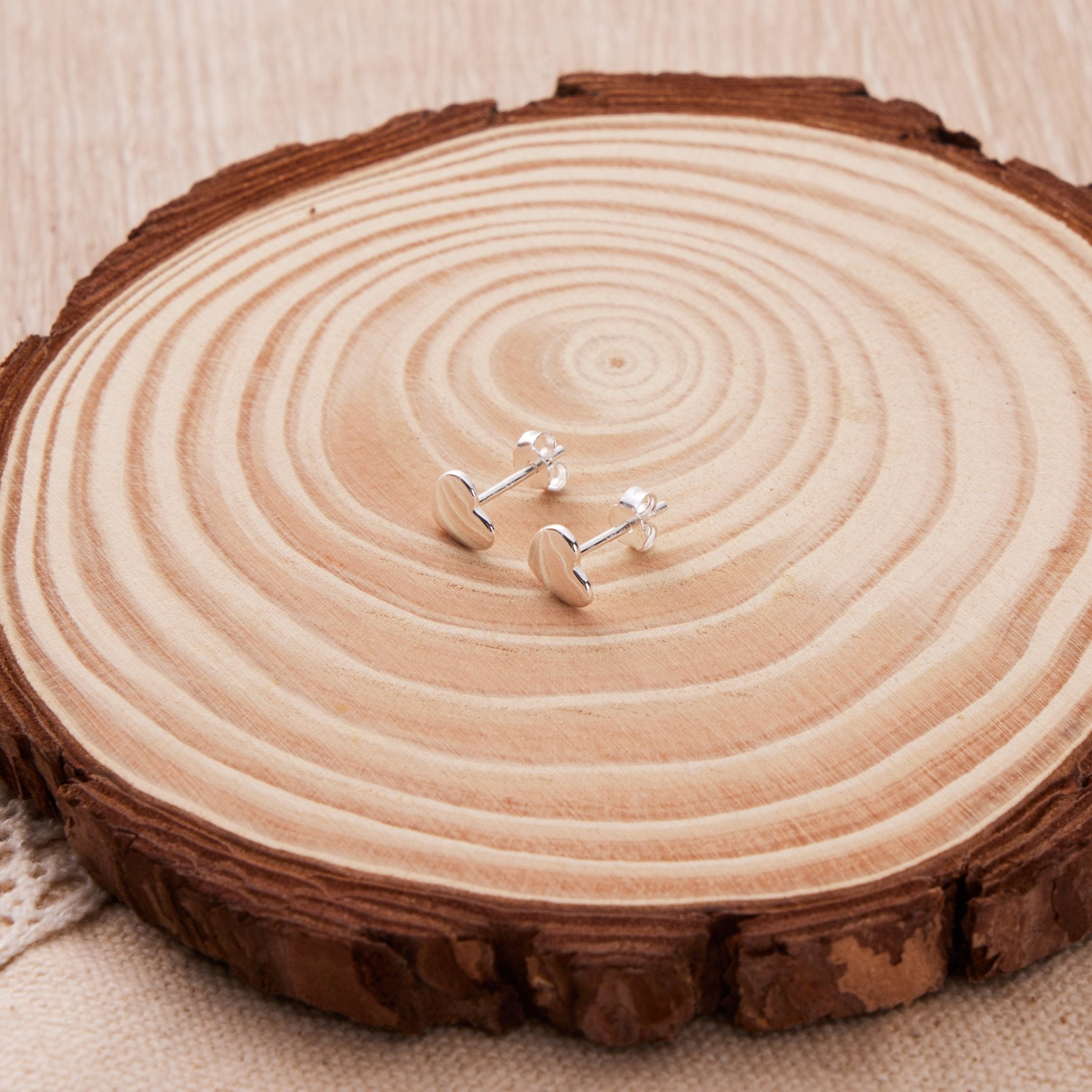 Sterling Silver I Couldn't Say I Do Without You Wedding Heart Stud Earrings