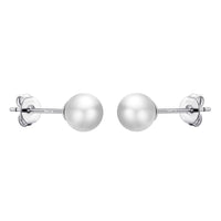Sterling Silver I Couldn't Say I Do Without You Wedding Pearl Earrings