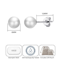 Sterling Silver I Couldn't Say I Do Without You Wedding Pearl Earrings