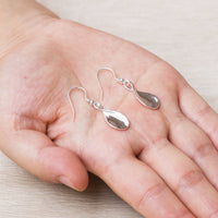 Sterling Silver Infinity Curve Earrings