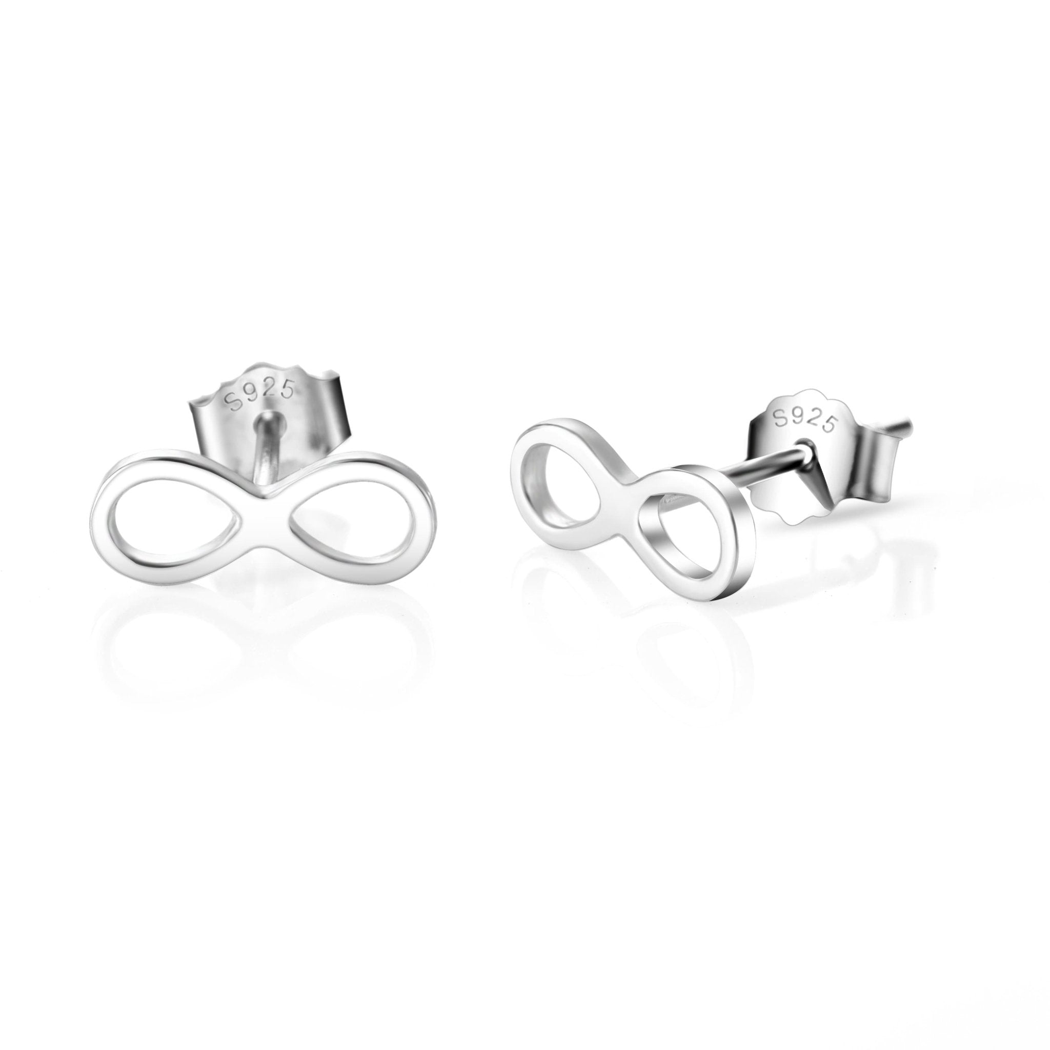 Sterling Silver Infinity Friendship Quote Earrings