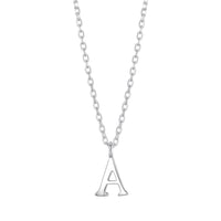 Sterling Silver Initial A Necklace