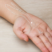 Sterling Silver Initial K Necklace