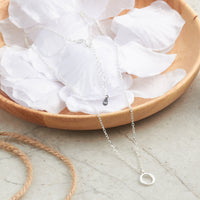 Sterling Silver Initial O Necklace