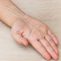 Sterling Silver Initial P Necklace