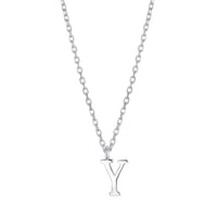 Sterling Silver Initial Y Necklace