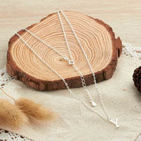 Sterling Silver Initial Y Necklace