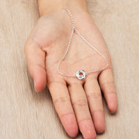 Sterling Silver Niece Quote Knot Bracelet