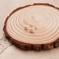 Sterling Silver Nan Quote Knot Earrings