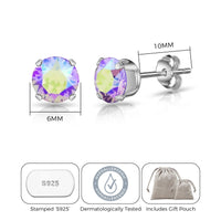 Sterling Silver Paradise Shine Earrings Created with Zircondia® Crystals