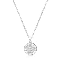Sterling Silver St Christopher Necklace