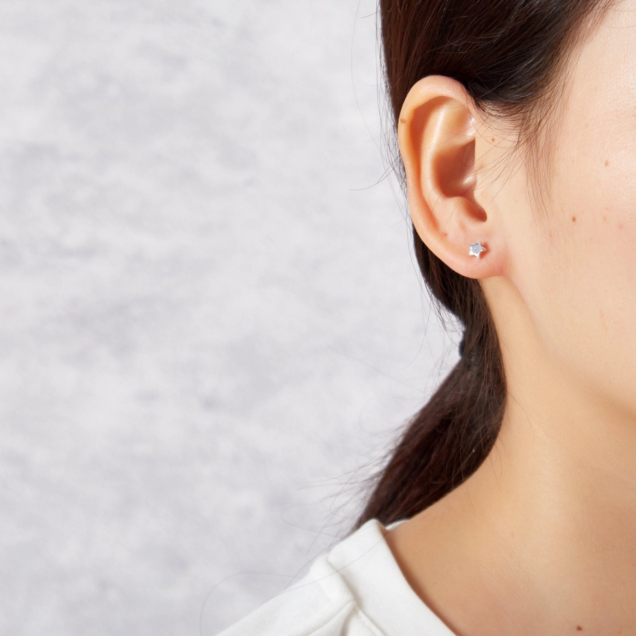 Sterling Silver Star Earrings