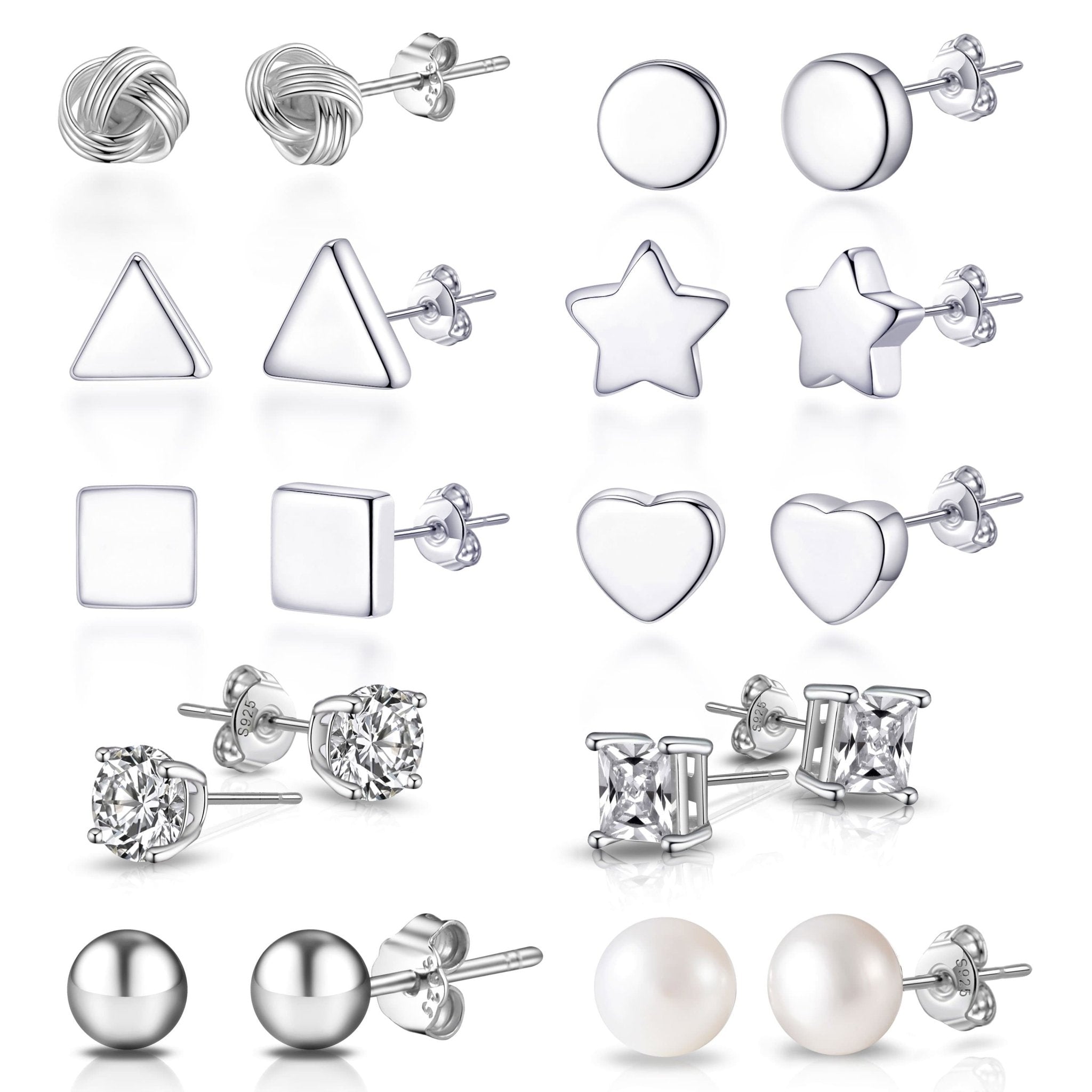 Sterling Silver Stud Earrings