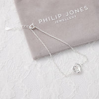 Sterling Silver Thank You for Helping us Tie The Knot Wedding Bracelet