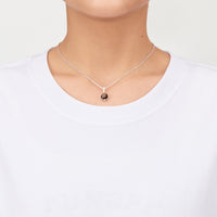 Sterling Silver Tigers Eye Gemstone Necklace with Quote Card