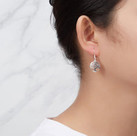 Sterling Silver Tree of Life Drop Earrings