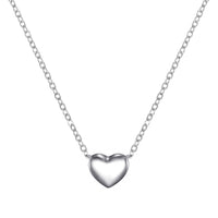 Sterling Silver Bottom of my Heart Necklace