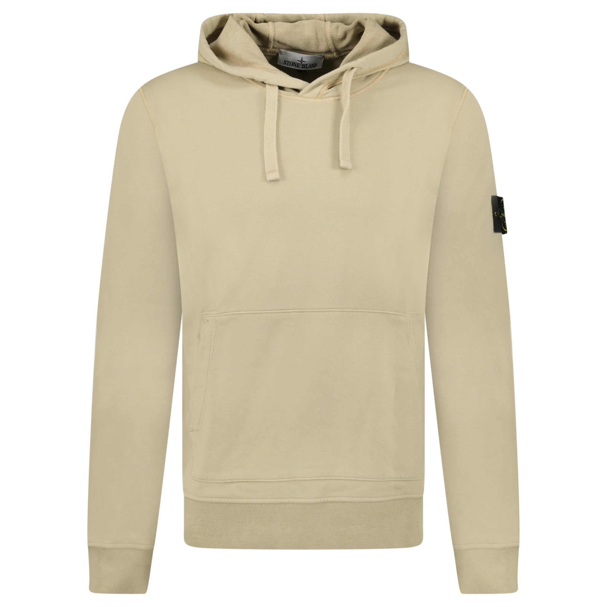 Stone Island Brushed Organic Cotton Hoodie Desert