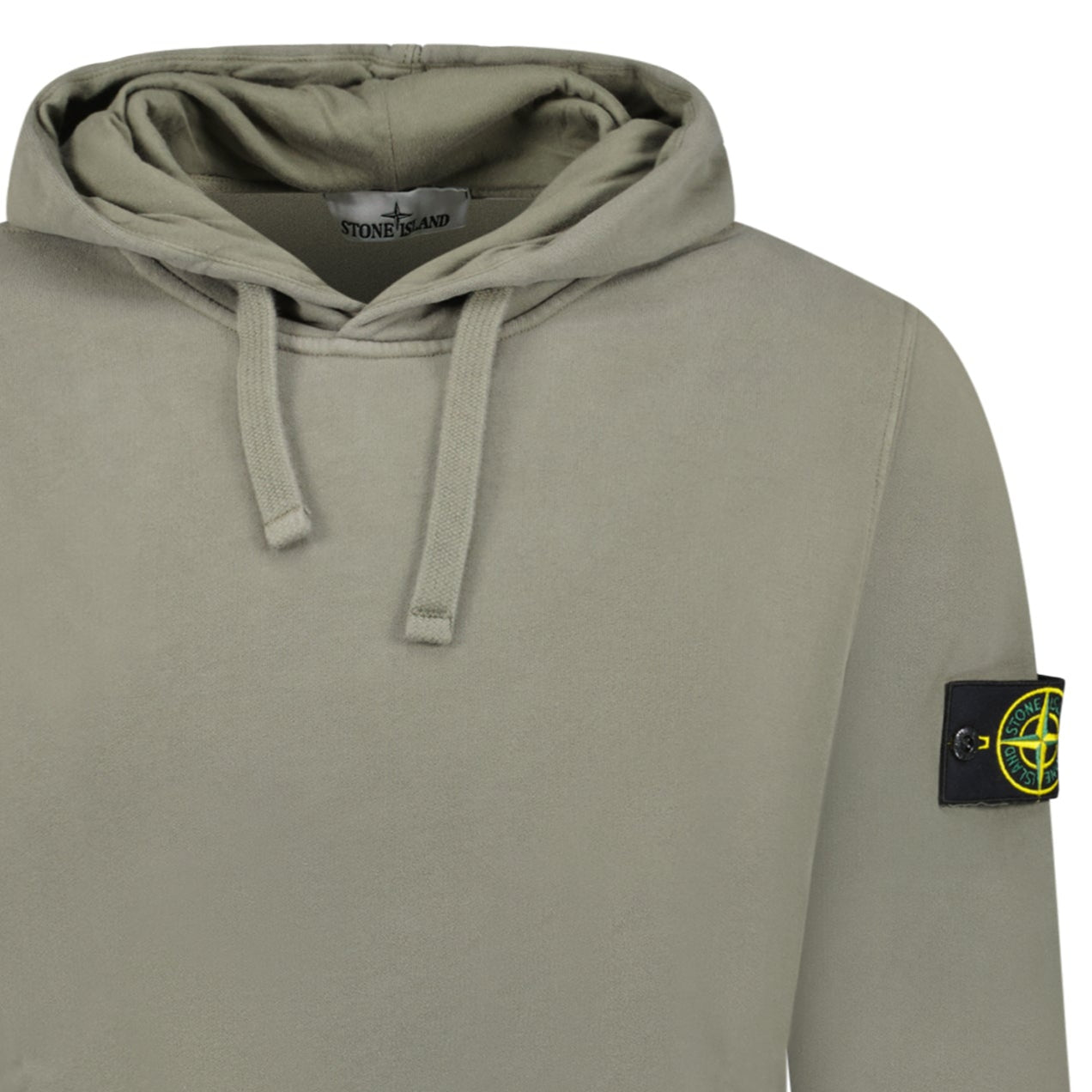 Stone Island Brushed Organic Cotton Hoodie Walnut Brown