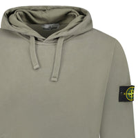 Stone Island Brushed Organic Cotton Hoodie Walnut Brown