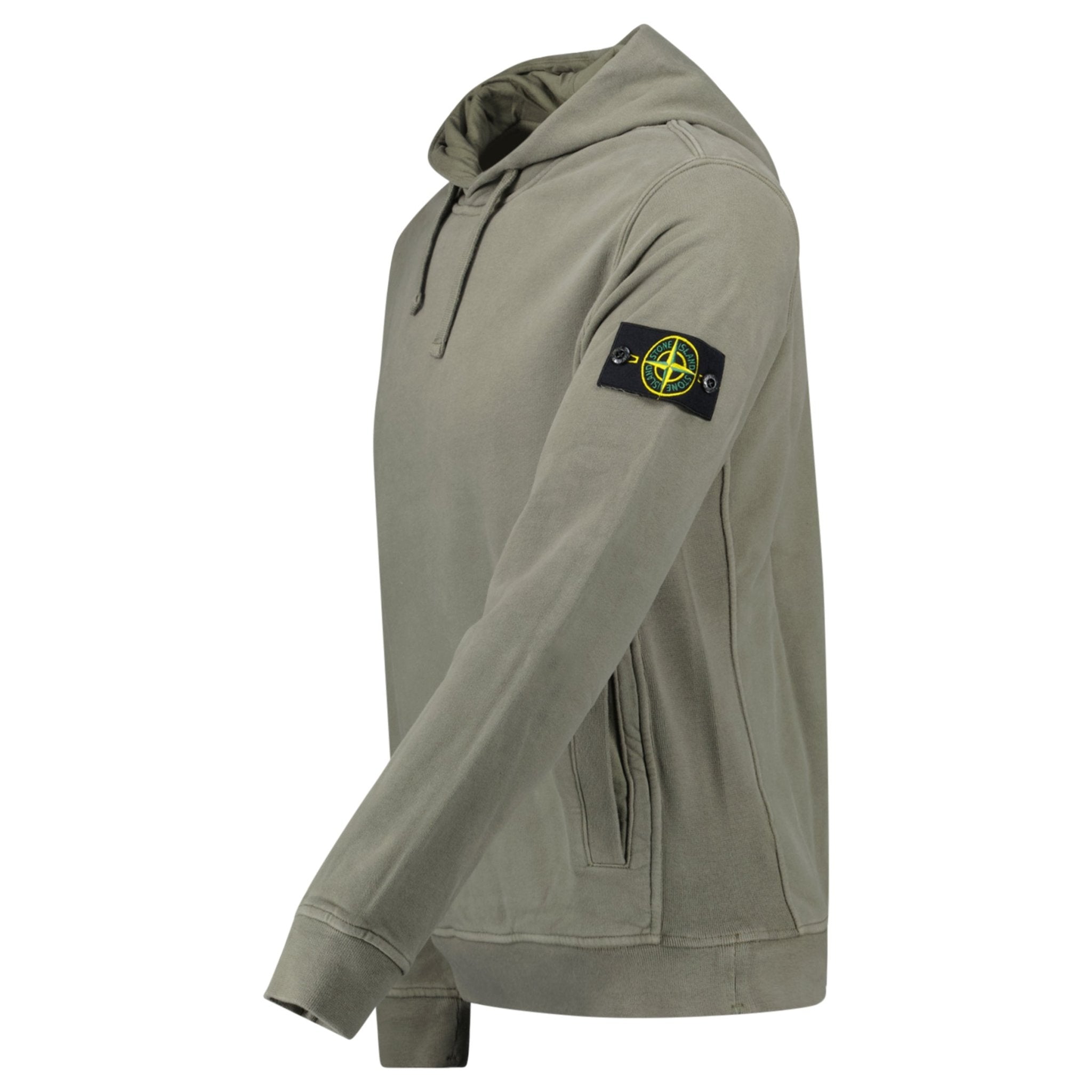 Stone Island Brushed Organic Cotton Hoodie Walnut Brown