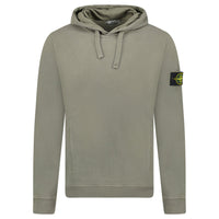 Stone Island Brushed Organic Cotton Hoodie Walnut Brown