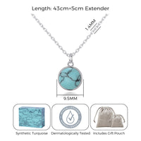 Synthetic Turquoise Necklace