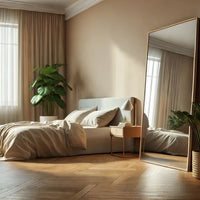 Takara Full Length Gold Metal Rectangle Mirror - 180cm x 90cm