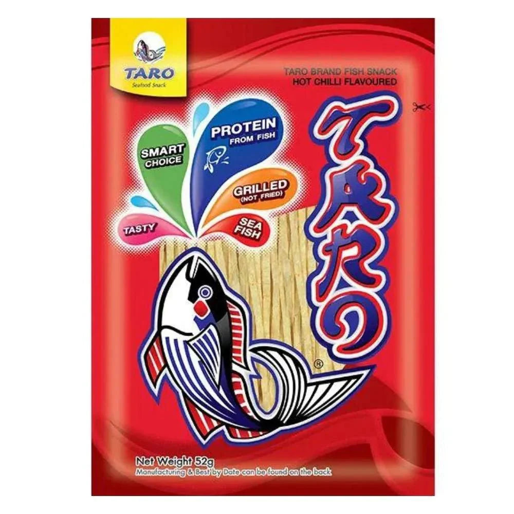 TARO BRAND Fish Snack Hot Chilli Flavour 52g