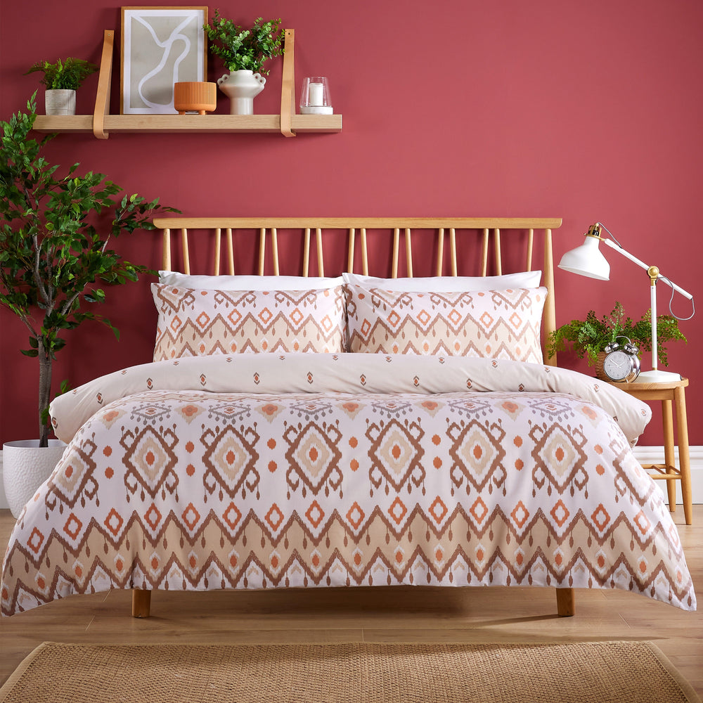 Taxila Duvet Cover Set Easy Care Quilt Covers with Pillowcases Super Soft Reversible Bedding Bed Linen Sets for Bedroom Décor by OLIVIA ROCCO