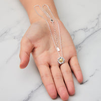 Thank You For Helping Me Grow Daisy Necklace