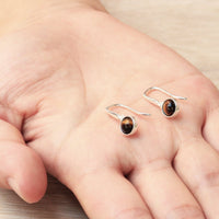 Tiger's Eye Drop Earrings