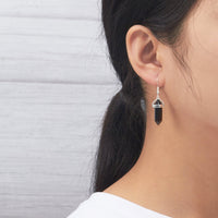 Tiger's Eye Gemstone Drop Earrings