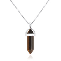 Tiger's Eye Genuine Gemstone Necklace