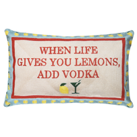 When Life Gives You Lemons Needlepoint Cushion