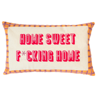 Home Sweet F*cking Home Needlepoint Cushion