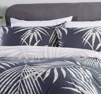 Tropical Leaf Reversible Luxurious Duvet Set Soft Cotton Rich Bedding in Single Double King Sizes with Premium Vibrant Botanical Designs by OLIVIA ROCCO