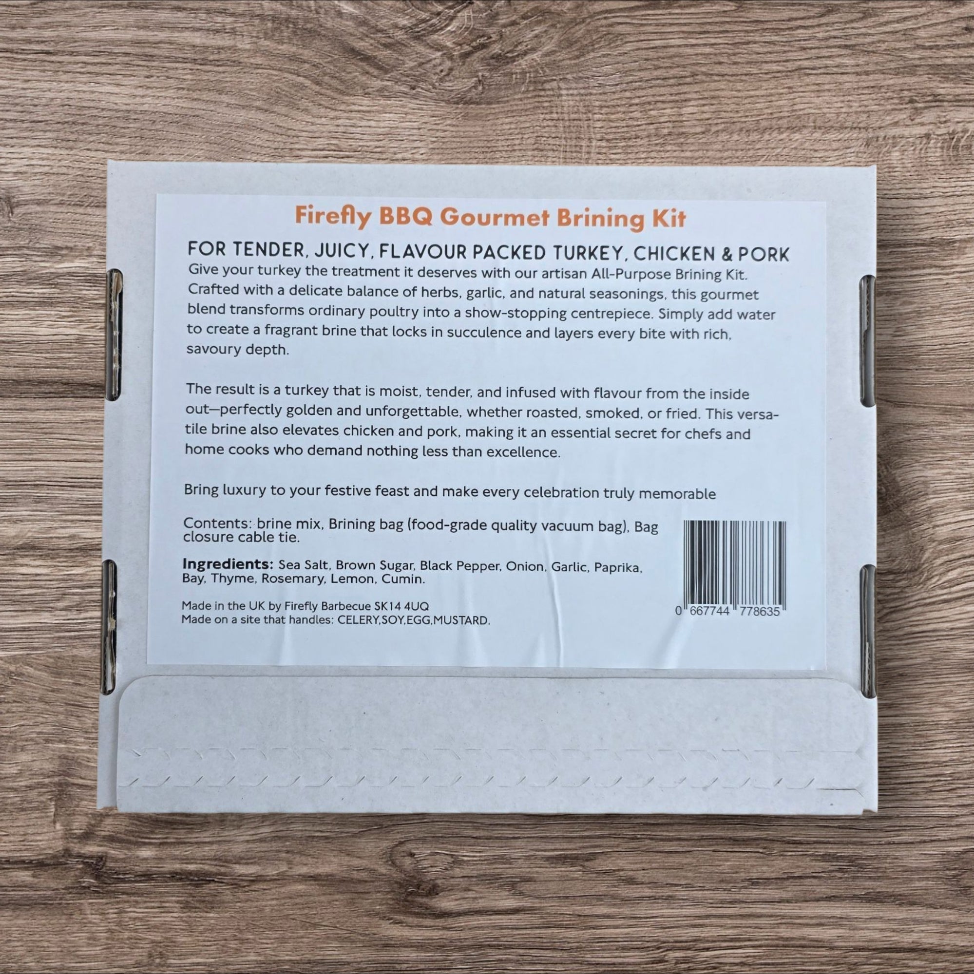 Firefly BBQ Gourmet Brining Kit