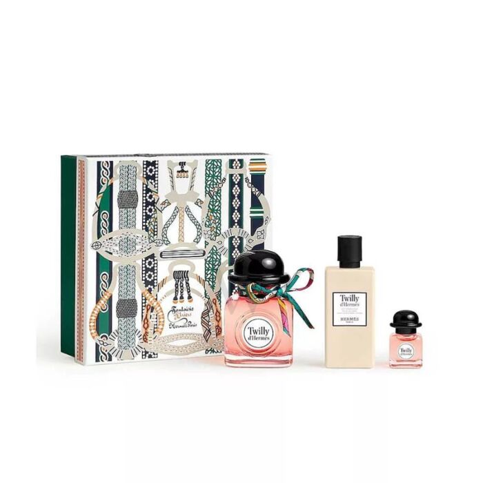 Hermes Twilly d’Hermès 85ml EDP + 80ml Body Lotion + Mini for Women Gift Set