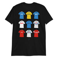 Napoli Retro Shirts Illustrated Football T-Shirt