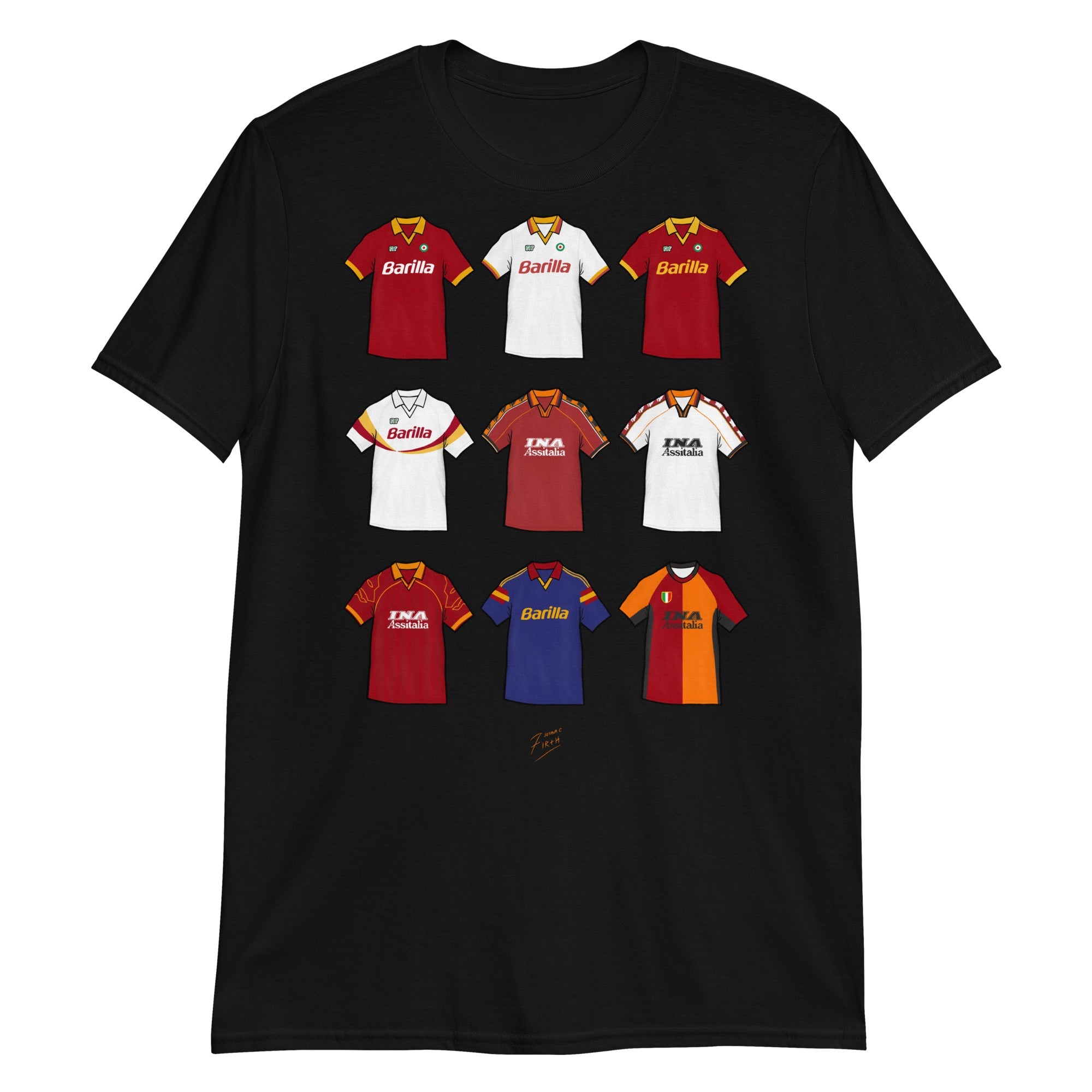 Roma Retro Football Unisex T-Shirt