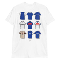 Ipswich Retro Shirts Illustrated Football T-Shirt