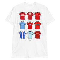 Middlesbrough Retro Shirts Illustrated Football T-Shirt