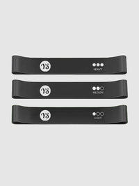 Yoga Studio Resistance Loop Bands - 3 Pack Inc Bag