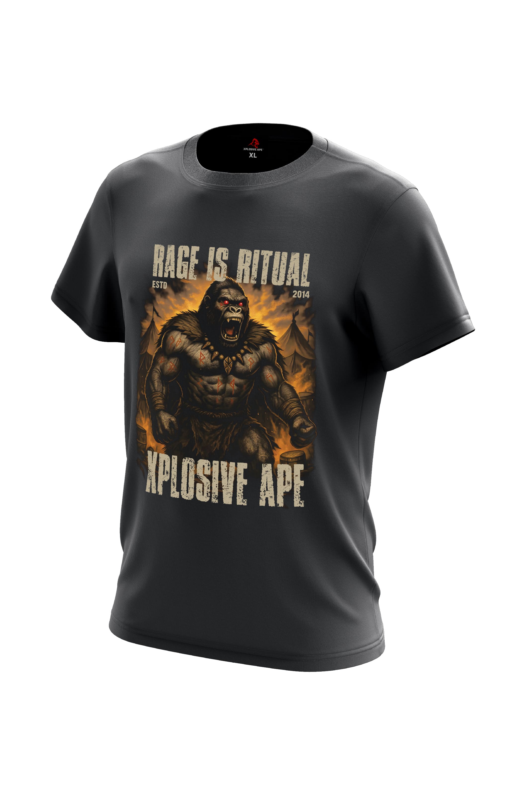 XAPE Rage Ritual Tee - Charcoal