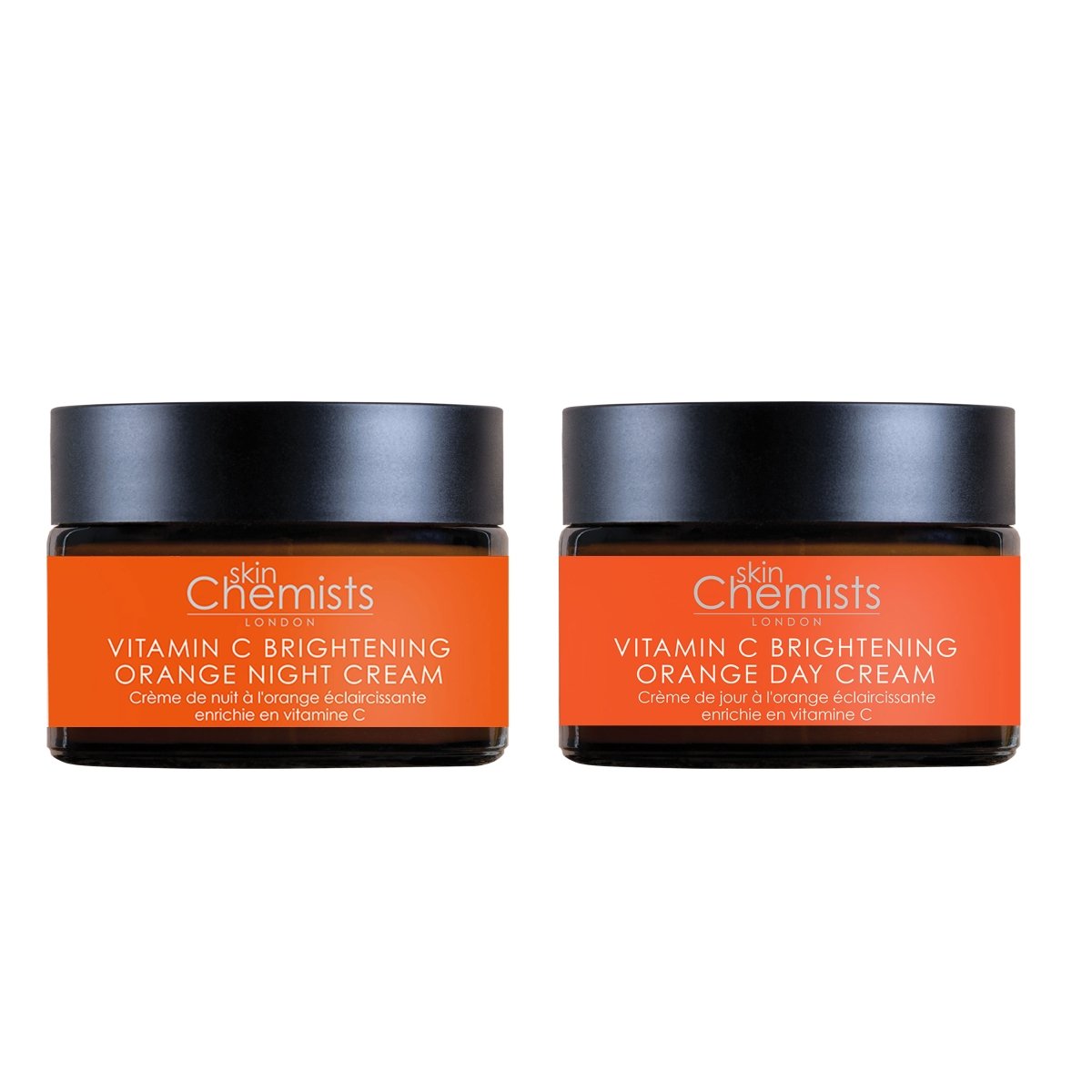Vitamin C Brightening Orange Day Cream and Night Moisturiser